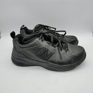 New Balance 608 v5 Men's Walking Black Slip Resist Shoes Size 10 2E US